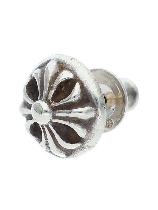 Chrome Hearts Jewelry - Chrome Hearts Stud Crsbll Cross Ball Silver Earrings
